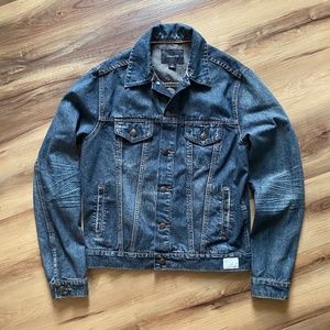 Adam Levine Blue Denim Jean Jacket Men's Size Small